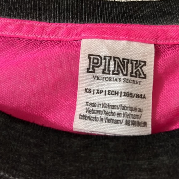 Victoria Secrets Pink long sleeve tee - Picture 2 of 3